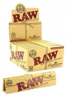 RAW Connoisseur Rolling Papers King Size + Tipjes