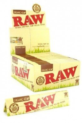 RAW Organische Hennep Lange Vloei King Size