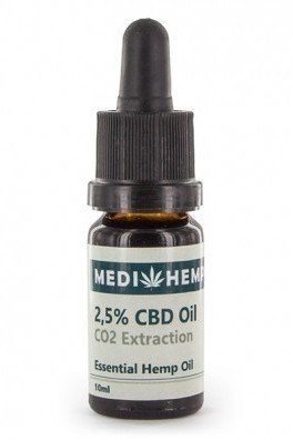 Medihemp CBD Oil Raw (2.5% CBD + CBDA)